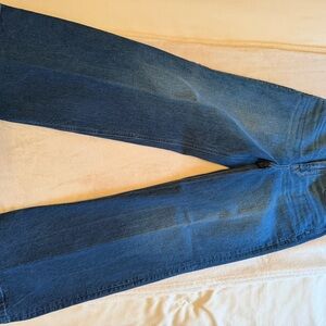 J. Crew Women's Dark Blue Wide Leg Jeans